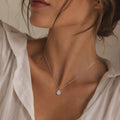 Teardrop Pavé Necklace