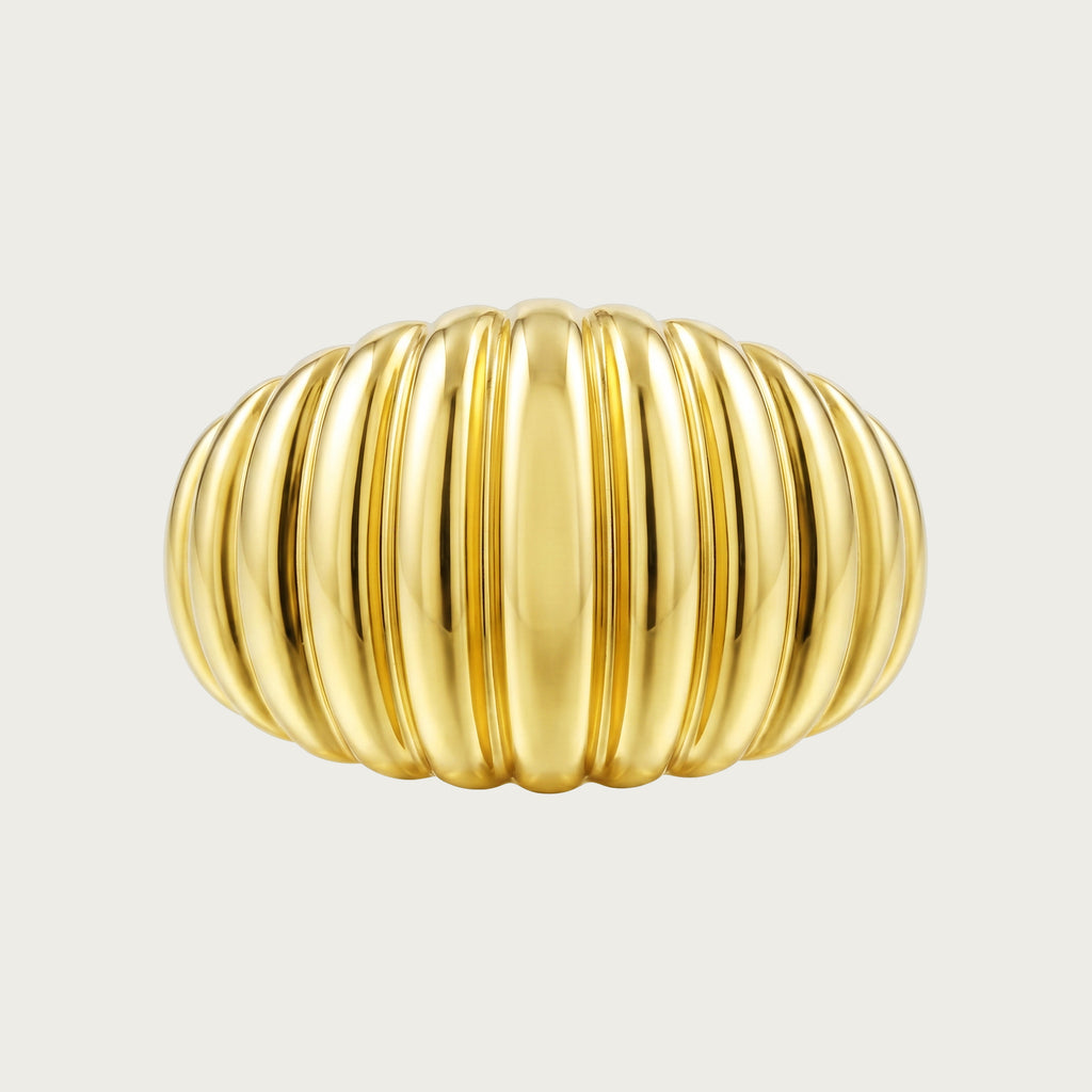 Fluted Dome Ring