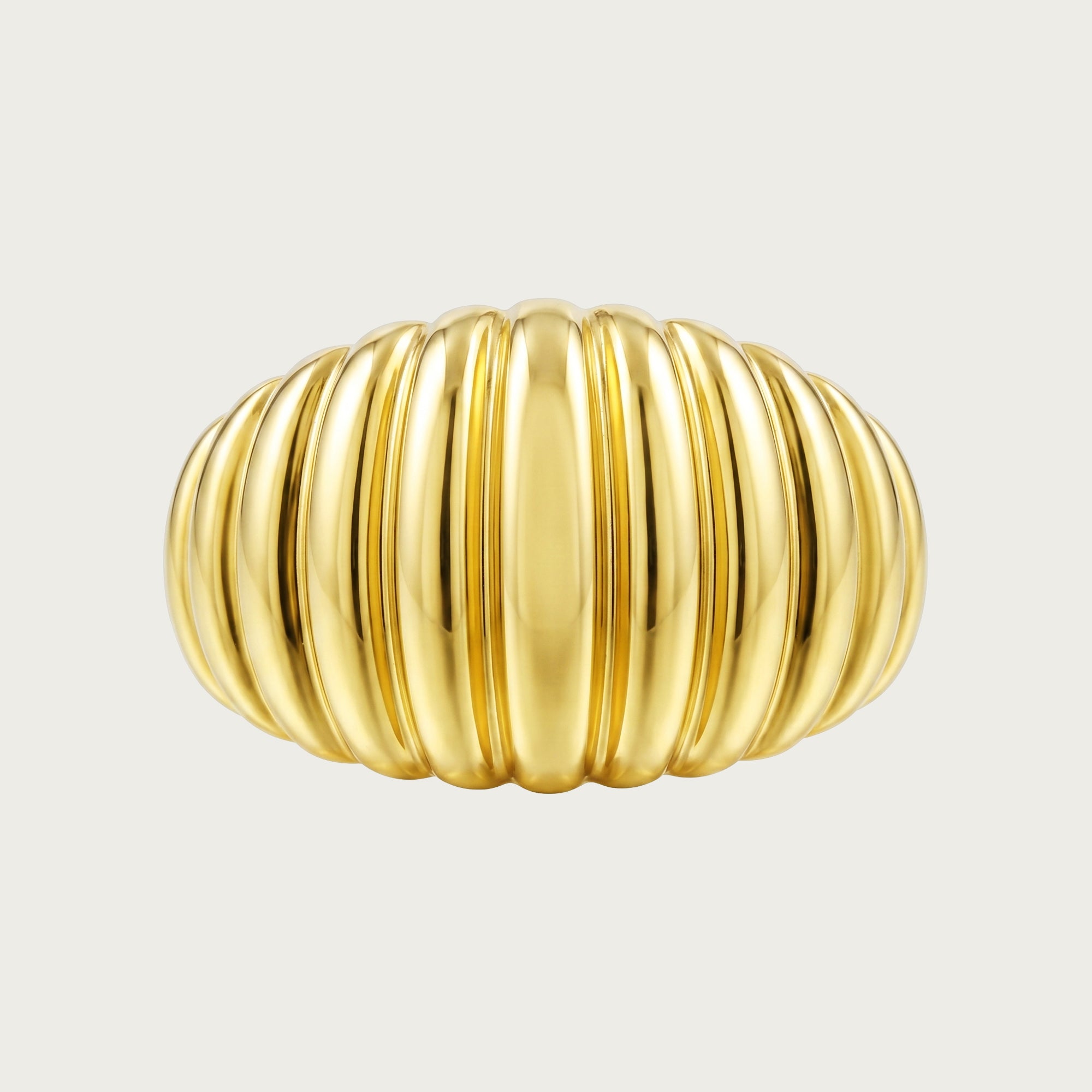 Fluted Dome Ring