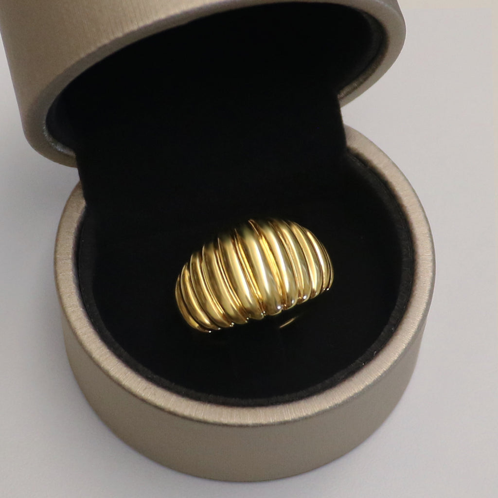 Fluted Dome Ring
