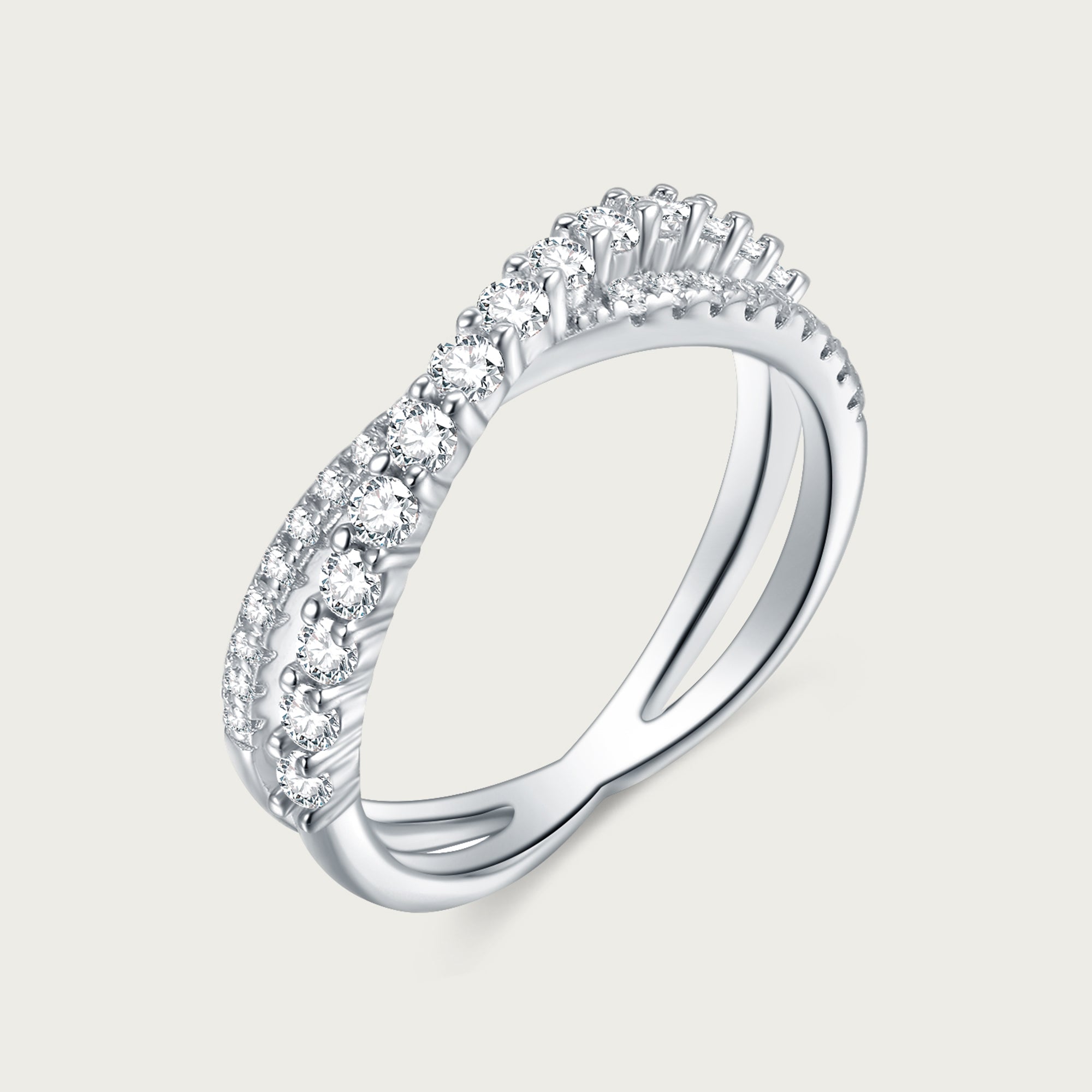 Double Pavé Ring
