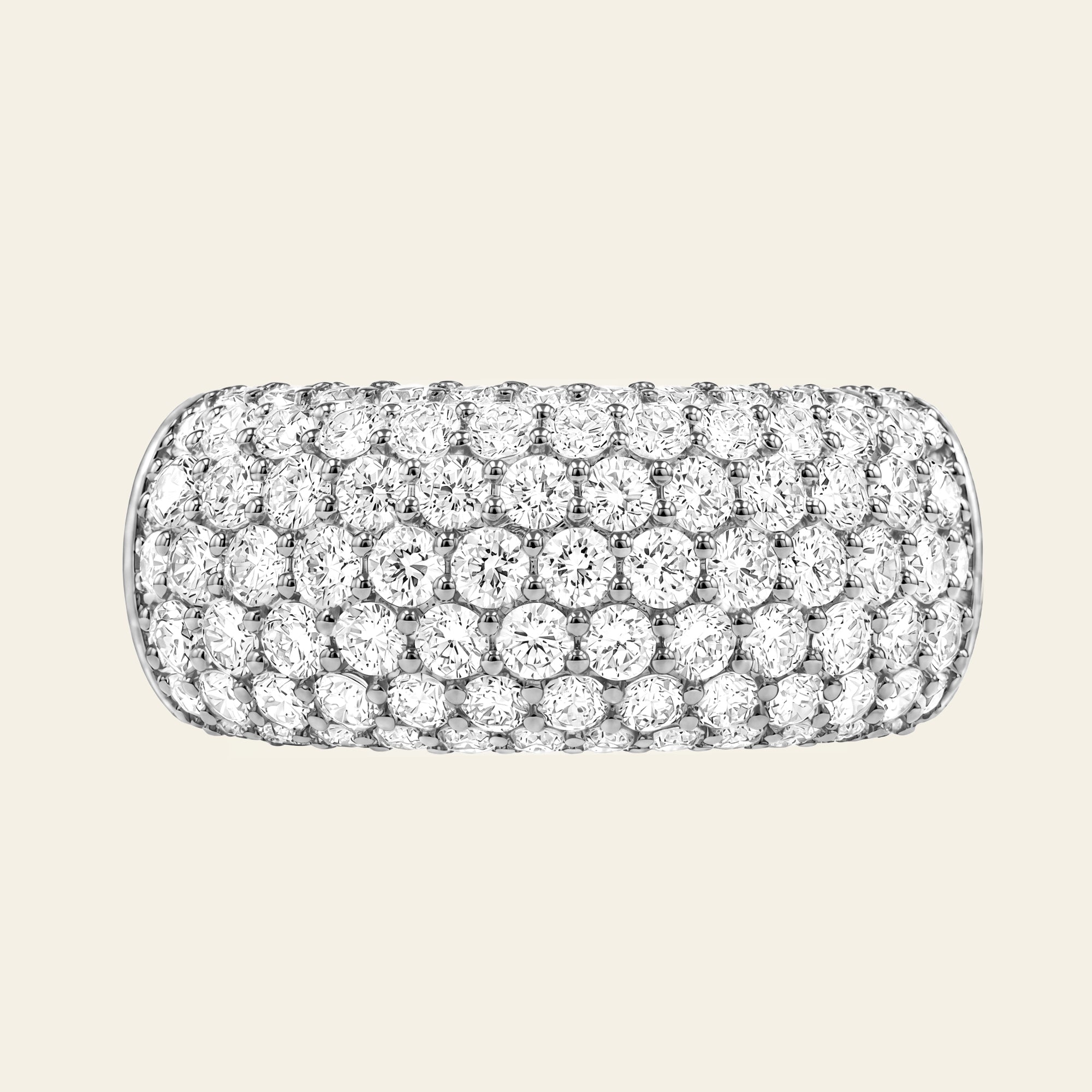 Dome Pavé Ring