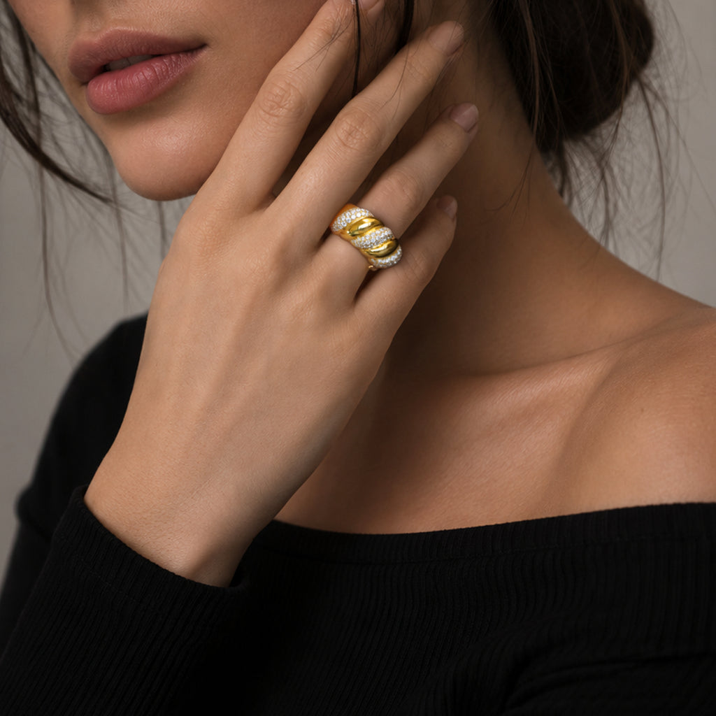 Twisted Dome Ring